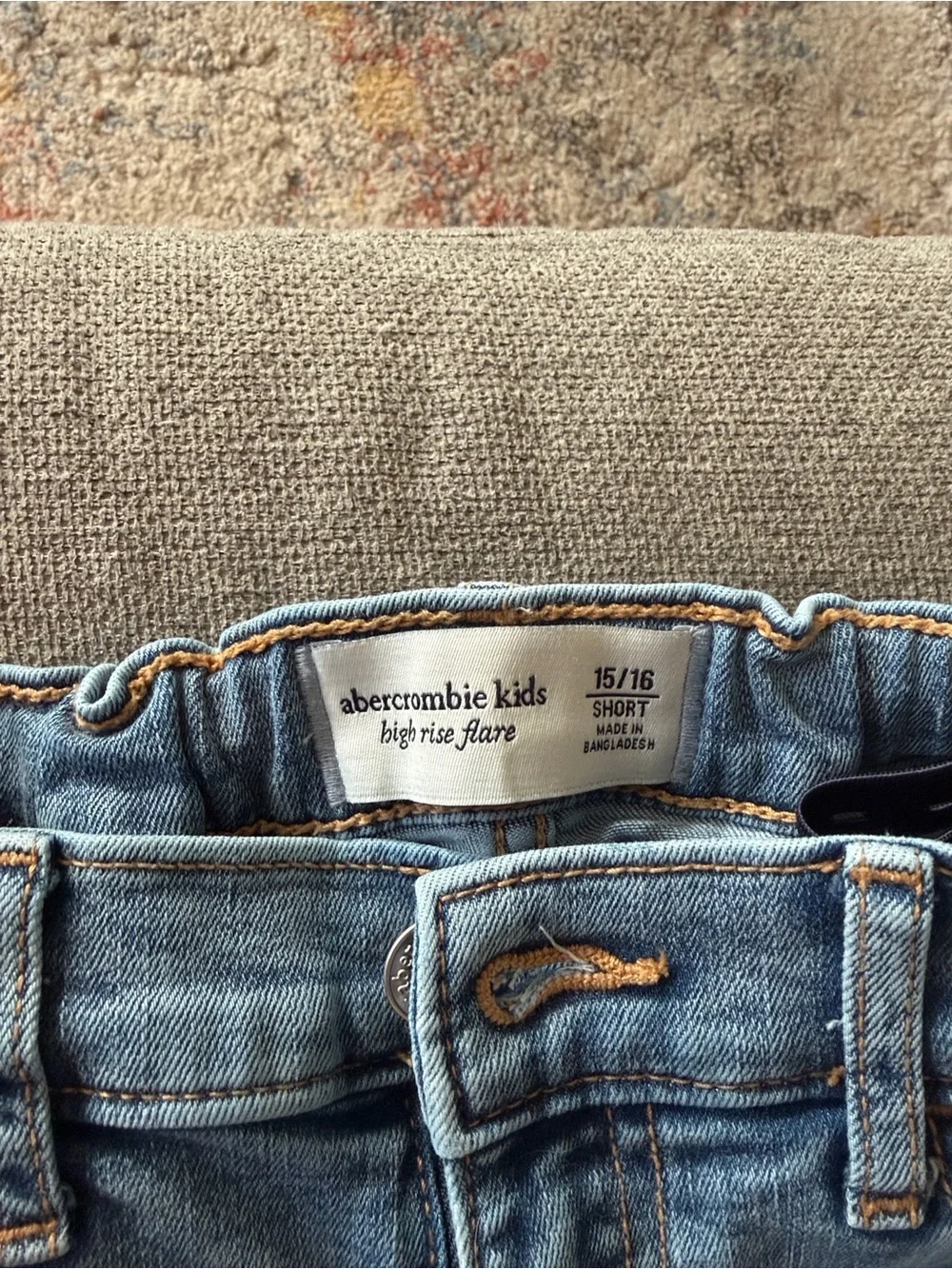 abercrombie kids Light Blue Flared Jeans